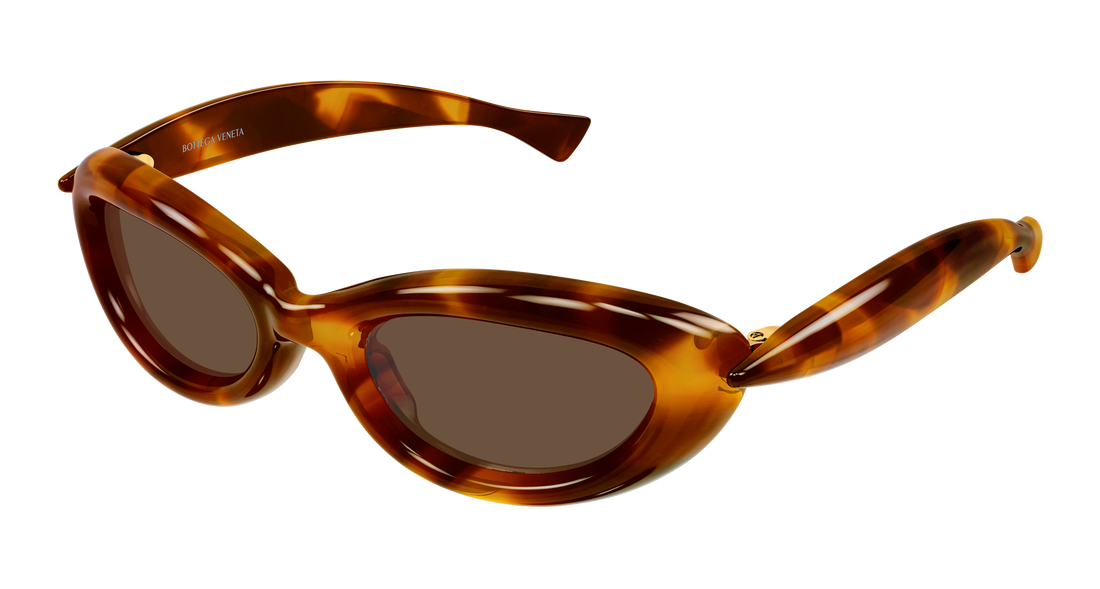 Óculos de sol bottega veneta bv1484s 002 havana cat eye femenino tamanho 54mm - Vista principal