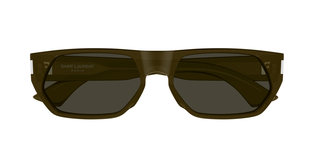 Óculos de sol saint laurent sl 898 004 marron rectangular / squared masculino tamanho 59mm - Vista de detalhe