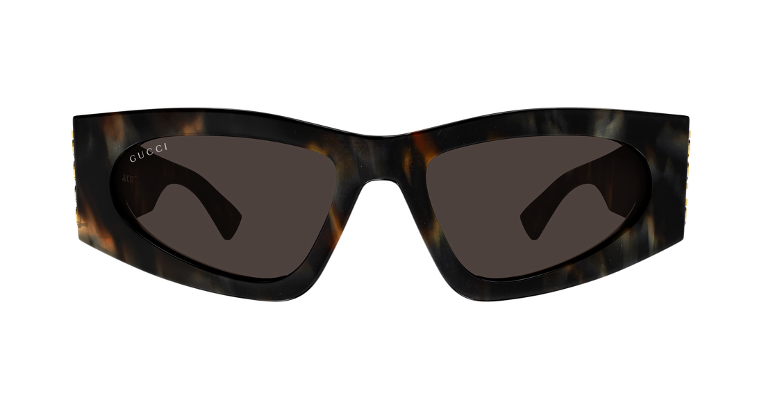Lunettes de soleil gucci gg2040s 003 havana cat eye femenino taille 54mm - Vue détaillée