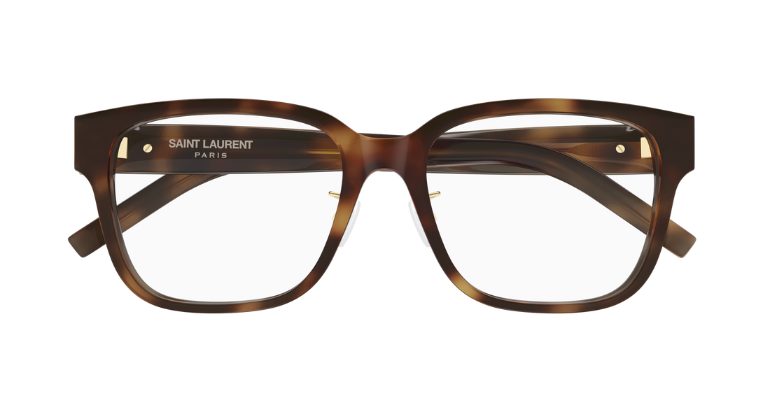 Prescription glasses saint laurent sl m165/f 003 havana cat eye femenino size 54mm - Detailed view