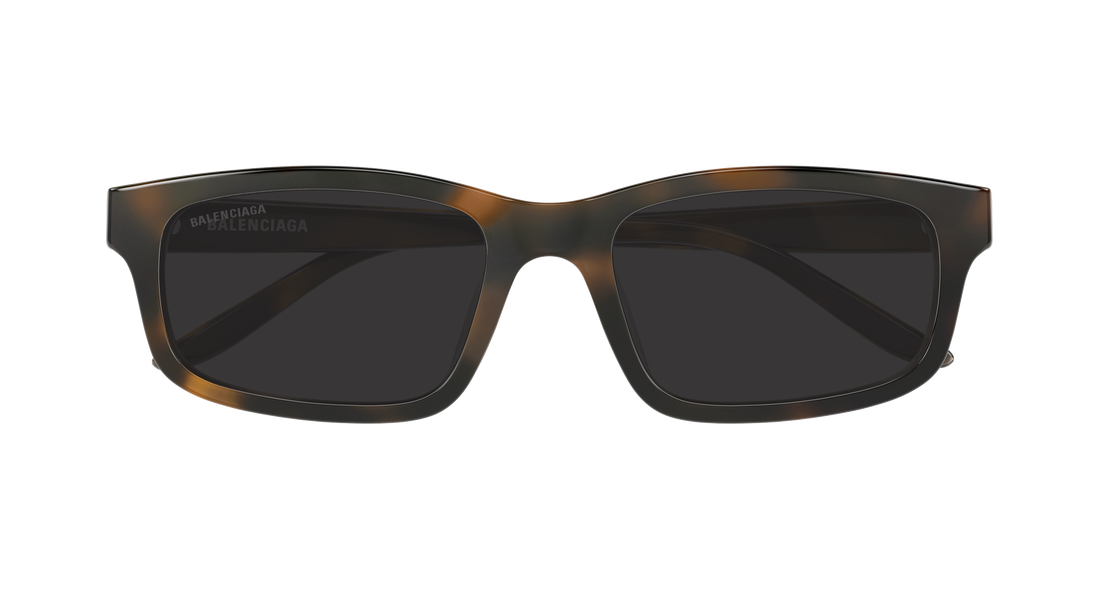 Occhiali da sole balenciaga bb0528sk 003 havana rectangular / squared masculino taglia 56mm - Vista dettagliata