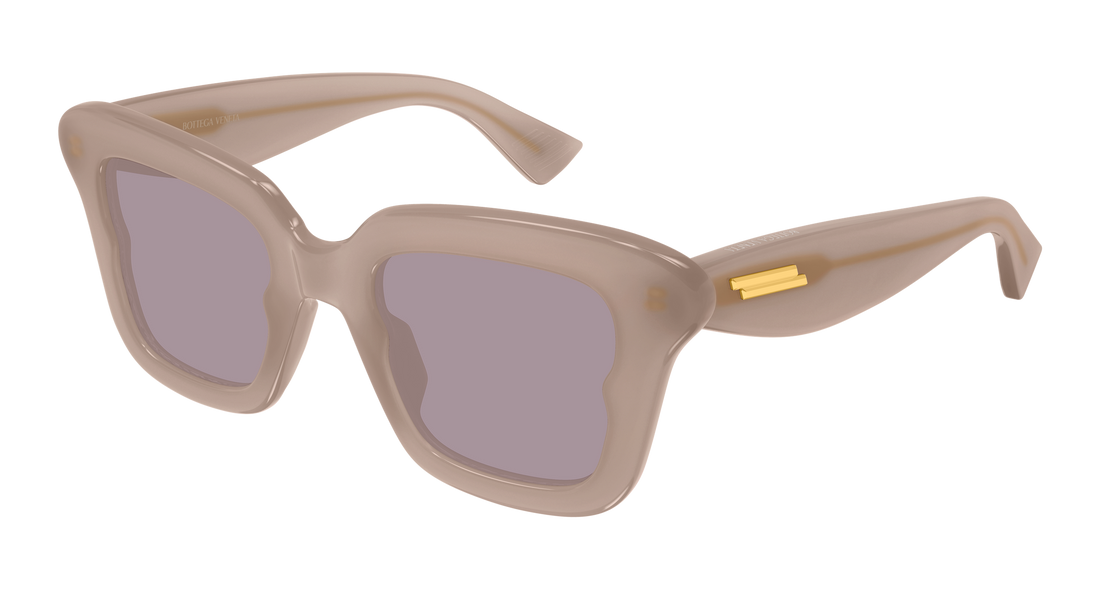 Óculos de sol bottega veneta bv1493s 004 morado butterfly femenino tamanho 48mm - Vista principal