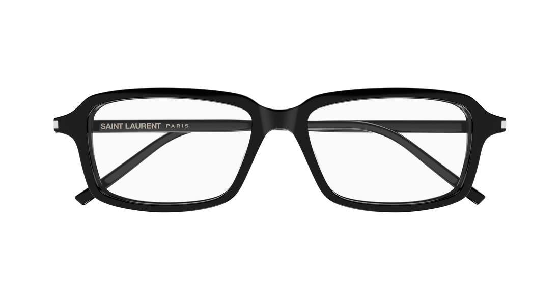 Occhiali da vista saint laurent sl 938 opt 007 negro rectangular / squared masculino taglia 55mm - Vista dettagliata