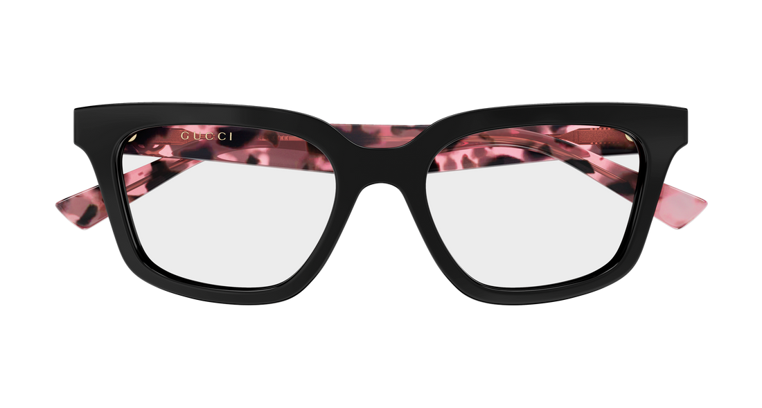 Brillen gucci gg2180o 003 negro rectangular / squared femenino größe 51mm - Detailansicht