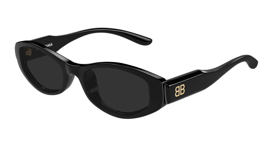 Lunettes de soleil balenciaga bb0509s 001 negro geometrical/directional femenino taille 53mm - Vue principale