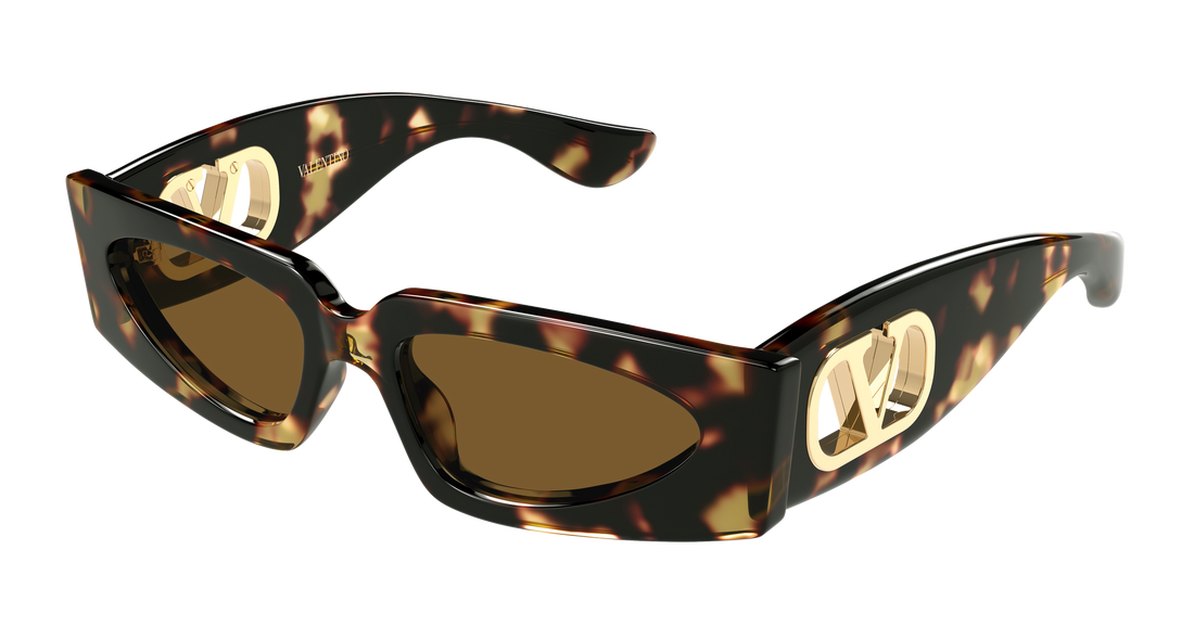 Sunglasses valentino vg0001s 002 havana rectangular / squared femenino size 53mm - Main view