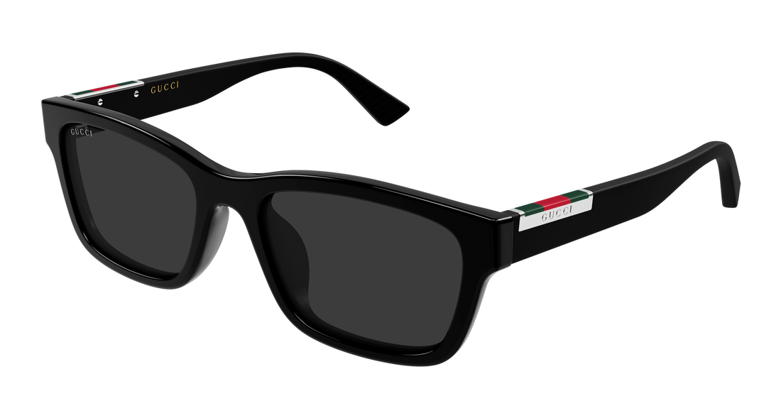 Occhiali da sole gucci gg2092sa 001 negro rectangular / squared masculino taglia 55mm - Vista principale