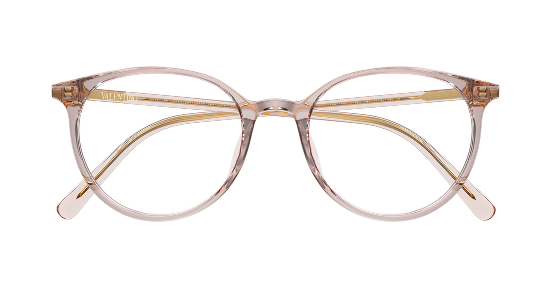 Brillen valentino vg0041ok 004 rosa round/oval/panthos femenino größe 52mm - Detailansicht