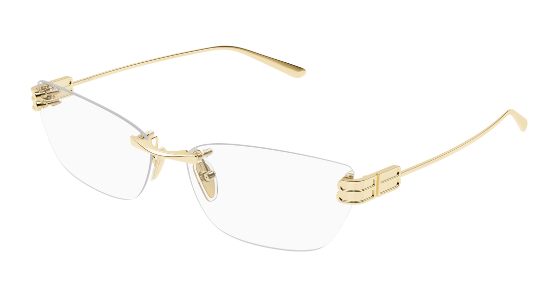 Occhiali da vista balenciaga bb0490o 004 dorado rectangular / squared femenino taglia 62mm - Vista principale