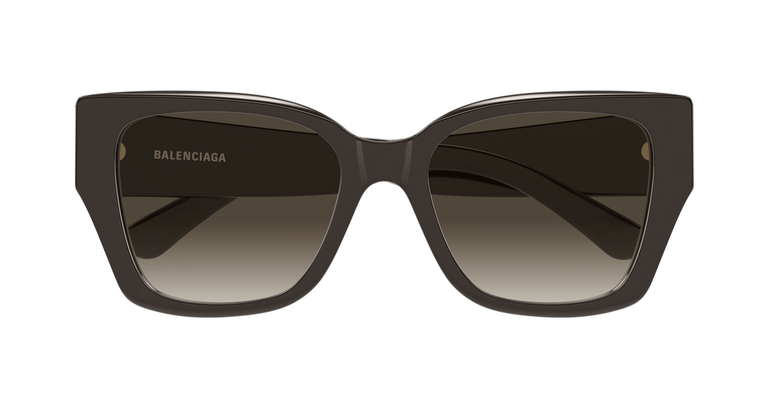 Occhiali da sole balenciaga bb0474s 005 marron butterfly femenino taglia 55mm - Vista dettagliata