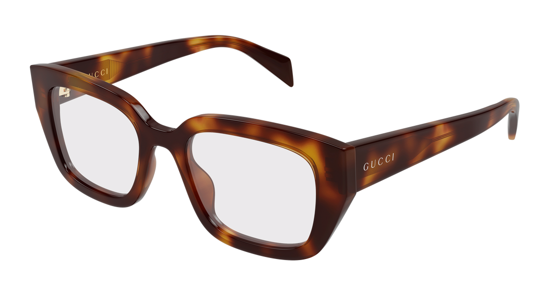 Occhiali da vista gucci gg2021o 002 havana cat eye femenino taglia 50mm - Vista principale