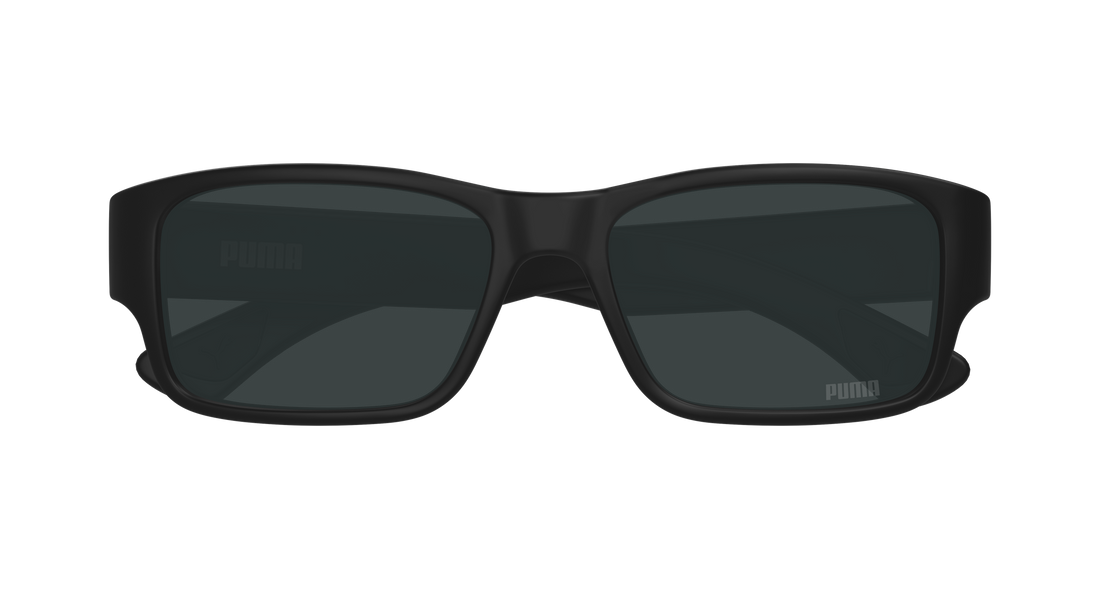 Gafas de sol puma pu0521sa 001 negro rectangular / squared masculino talla 57mm - Vista de detalle