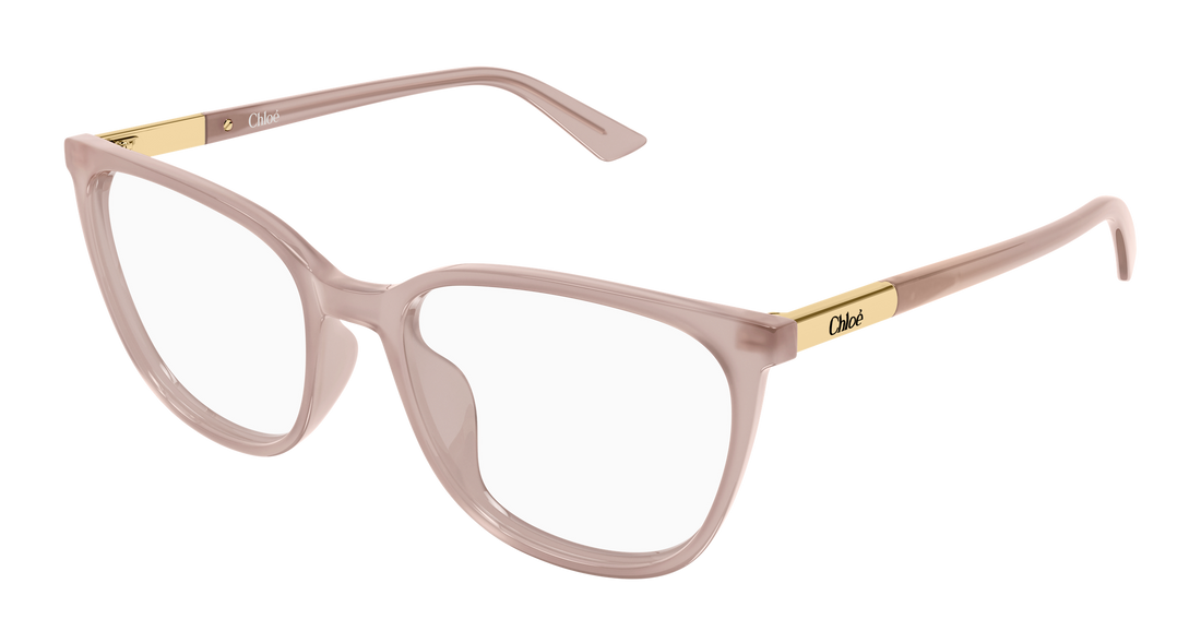 Lunettes de vue chloé ch0370ol 009 beige cat eye femenino taille 56mm - Vue principale
