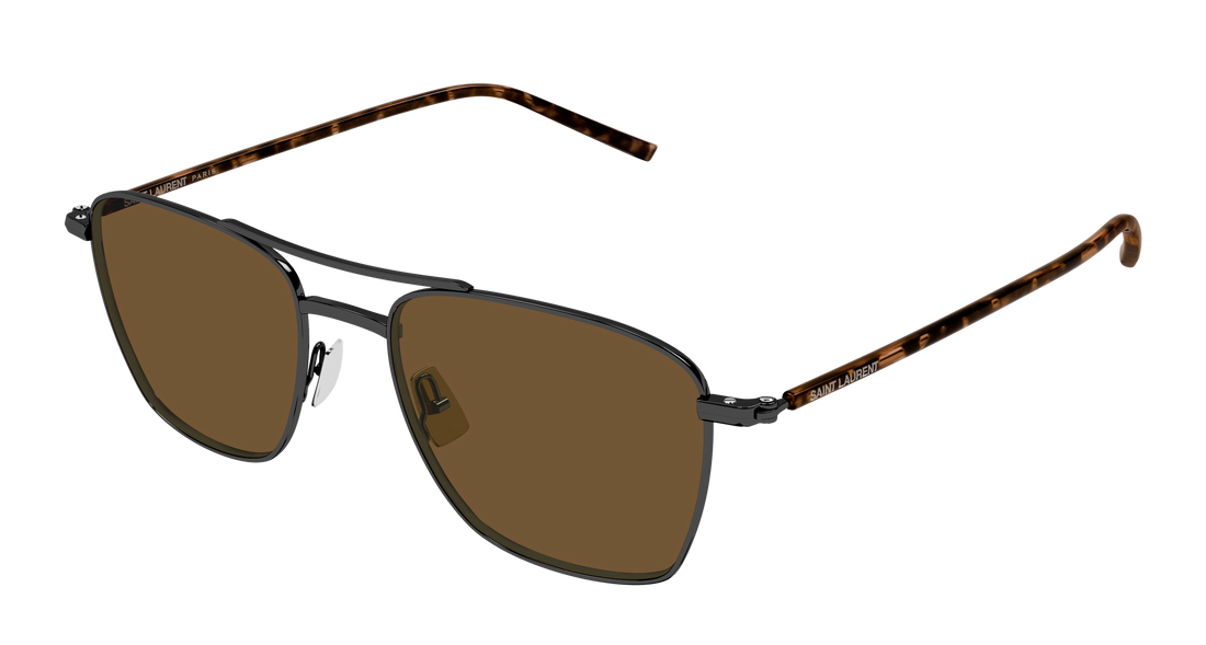 Óculos de sol saint laurent sl 866 004 plateado pilot/navigator unisex tamanho 53mm - Vista principal