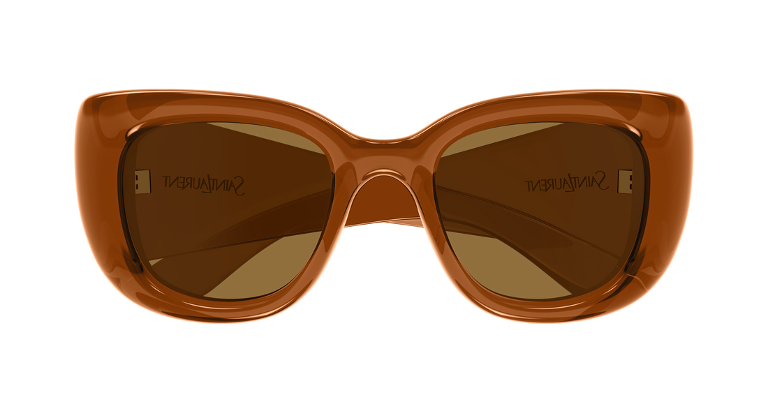 Gafas de sol saint laurent sl 903 howl 007 marron cat eye femenino talla 55mm - Vista de detalle