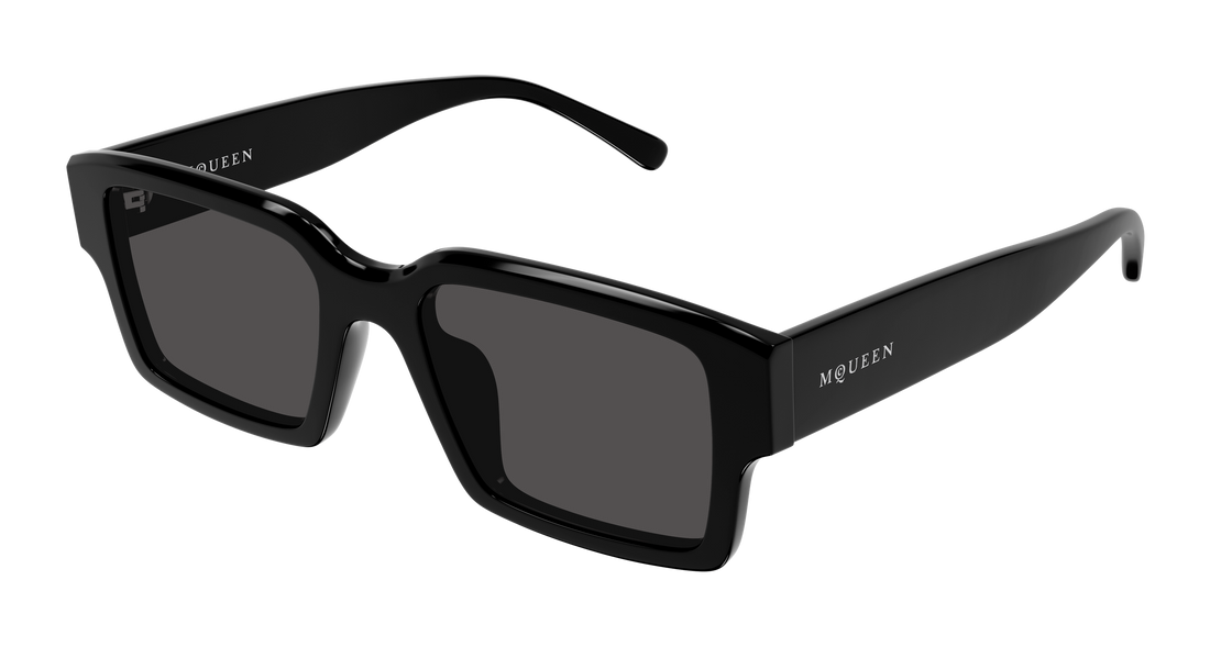 Occhiali da sole alexander mcqueen am0579s 001 negro rectangular / squared masculino taglia 53mm - Vista principale