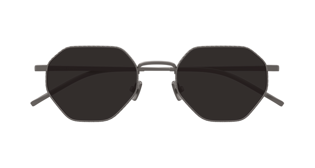 Sunglasses bottega veneta bv1471s 001 plateado round/oval/panthos unisex size 51mm - Detailed view