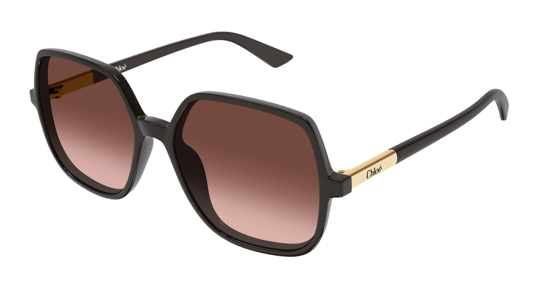 Occhiali da sole chloé ch0362s 003 gris geometrical/directional femenino taglia 55mm - Vista principale