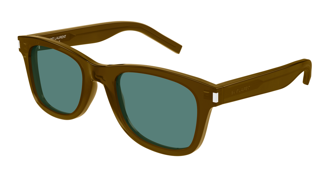 Óculos de sol saint laurent sl 51 084 marron rectangular / squared masculino tamanho 50mm - Vista principal