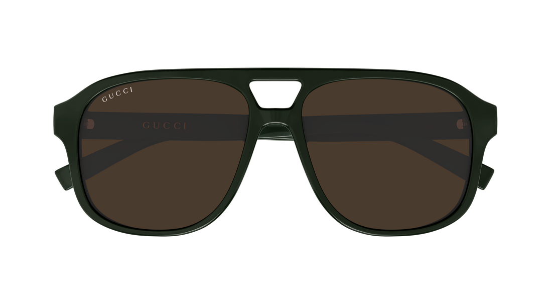 Solbriller gucci gg1856s 007 verde pilot/navigator masculino størrelse 57mm - Detaljeret visning