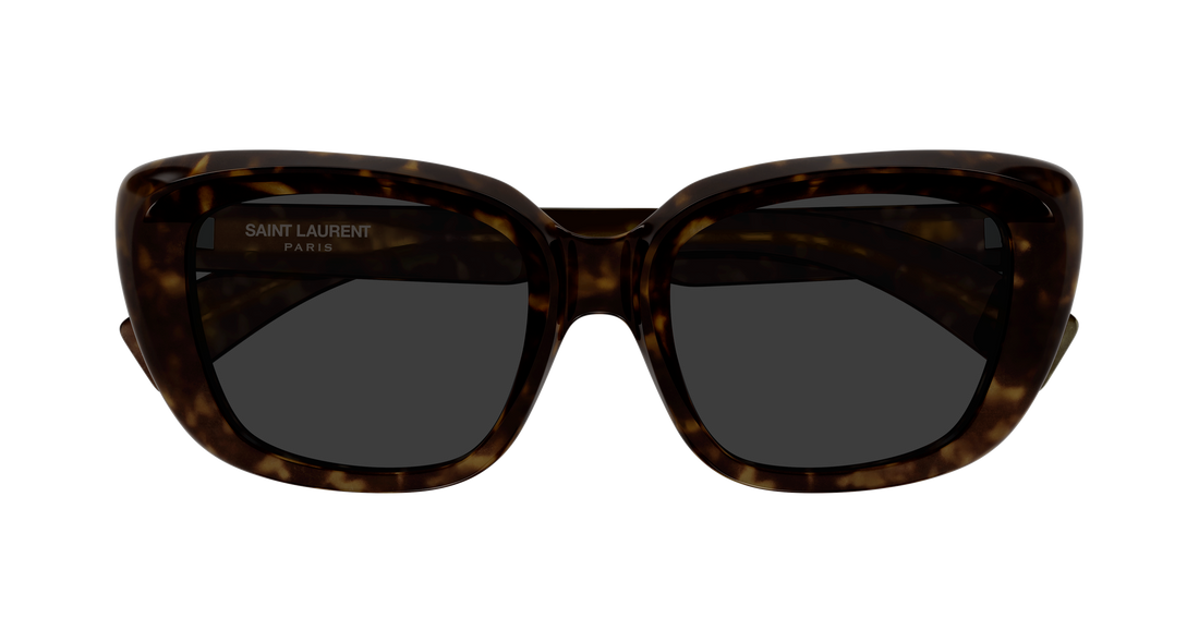 Óculos de sol saint laurent sl 857 002 havana cat eye femenino tamanho 53mm - Vista de detalhe