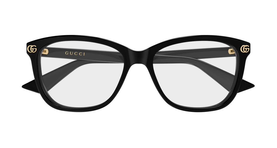 Brillen gucci gg2113o 001 negro rectangular / squared femenino größe 52mm - Detailansicht