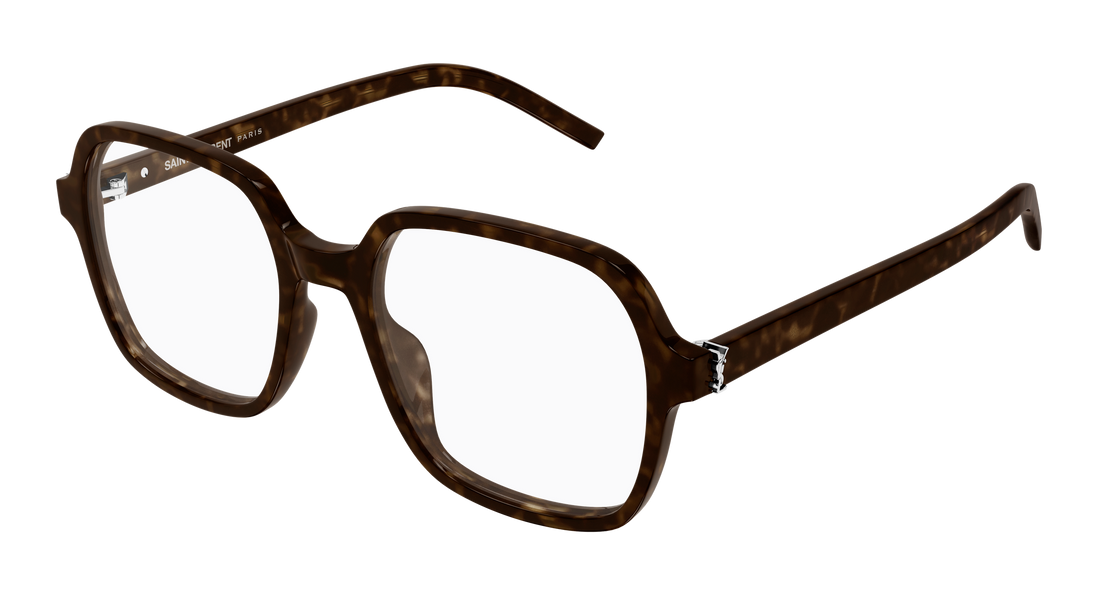 Óculos graduados saint laurent sl m190 002 havana rectangular / squared femenino tamanho 54mm - Vista principal