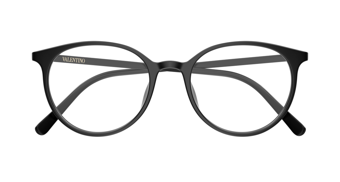 Brillen valentino vg0041ok 001 negro round/oval/panthos femenino größe 52mm - Detailansicht