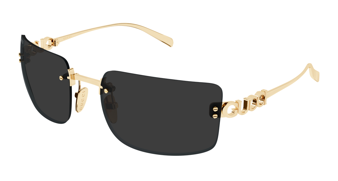 Lunettes de soleil gucci gg2038s 001 dorado rectangular / squared femenino taille 61mm - Vue principale