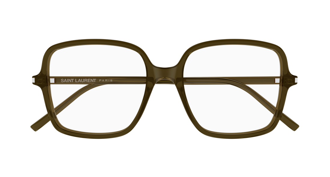 Lunettes de vue saint laurent sl 892 007 marron rectangular / squared femenino taille 53mm - Vue détaillée