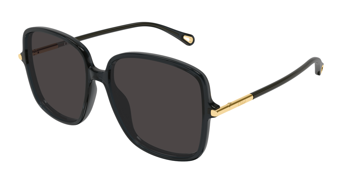 Óculos de sol chloé ch0396s 001 gris rectangular / squared femenino tamanho 57mm - Vista principal