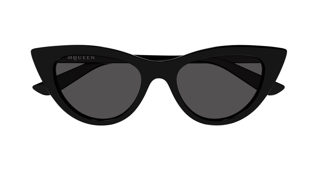 Occhiali da sole alexander mcqueen am0577s 001 negro cat eye femenino taglia 53mm - Vista dettagliata
