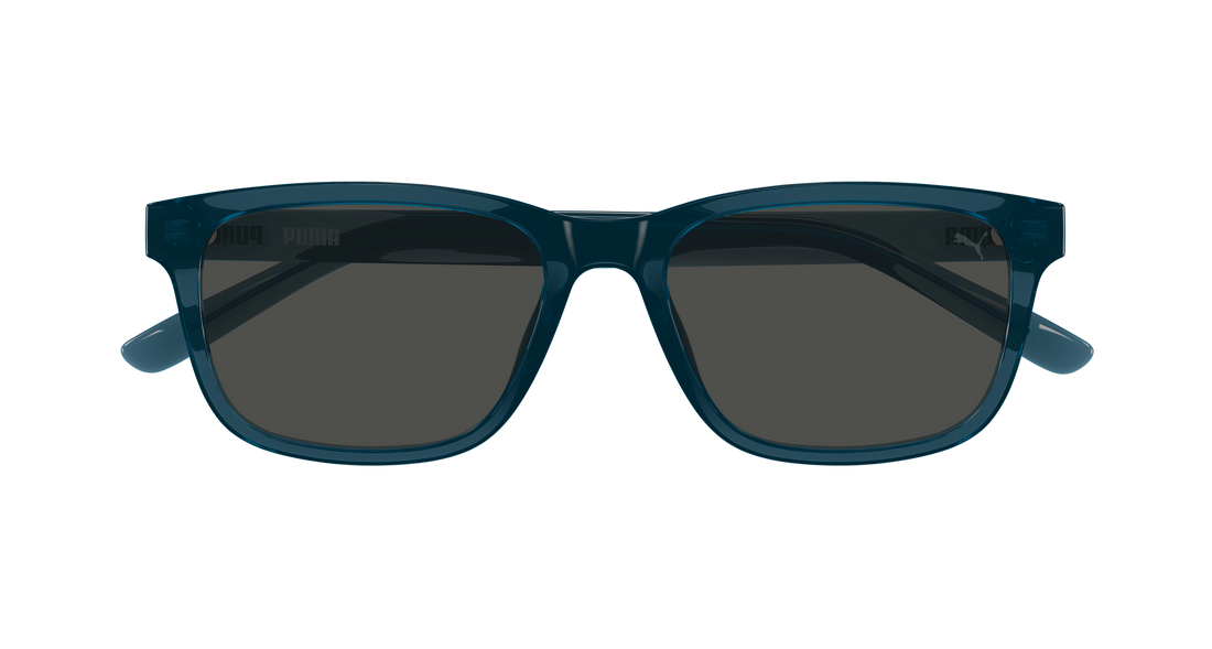 Sunglasses puma pu0548sa 003 azul rectangular / squared masculino size 56mm - Detailed view