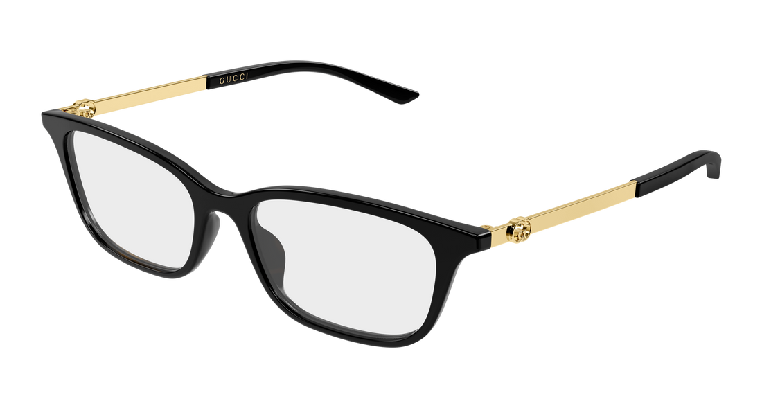 Lunettes de vue gucci gg2213o 001 negro rectangular / squared femenino taille 52mm - Vue principale
