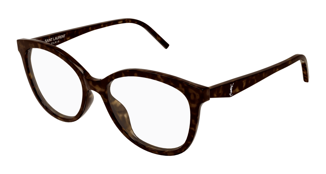 Prescription glasses saint laurent sl m184 002 havana cat eye femenino size 53mm - Main view