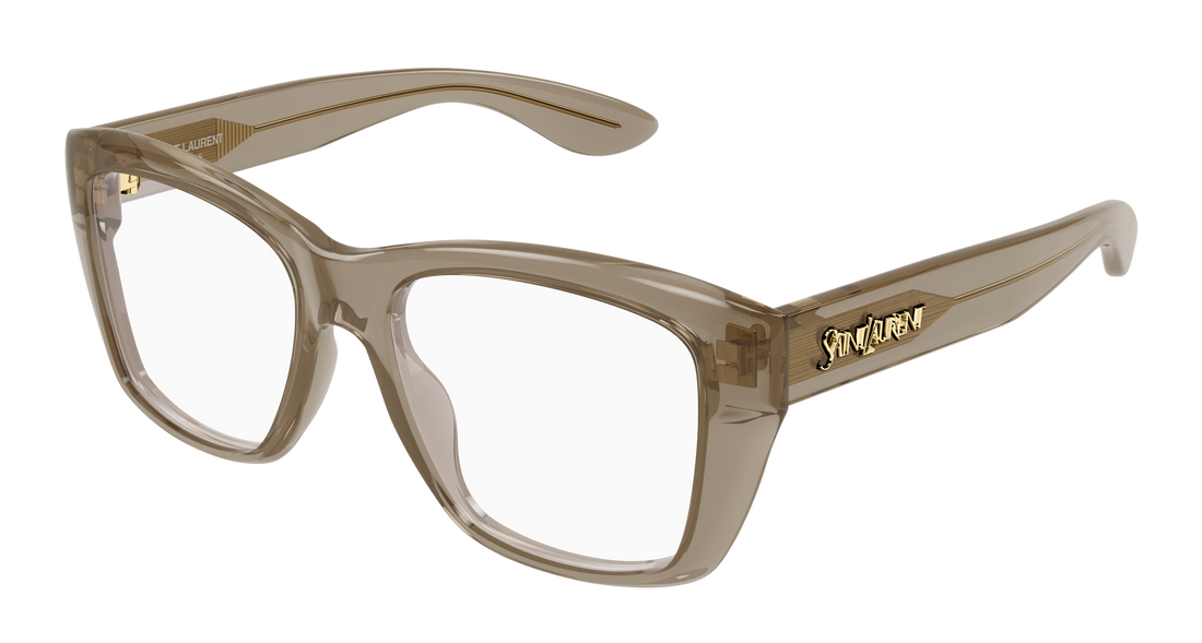 Óculos graduados saint laurent sl 925 003 marron cat eye femenino tamanho 54mm - Vista principal