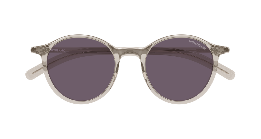 Sonnenbrillen montblanc mb0324s 007 beige round/oval/panthos masculino größe 50mm - Detailansicht