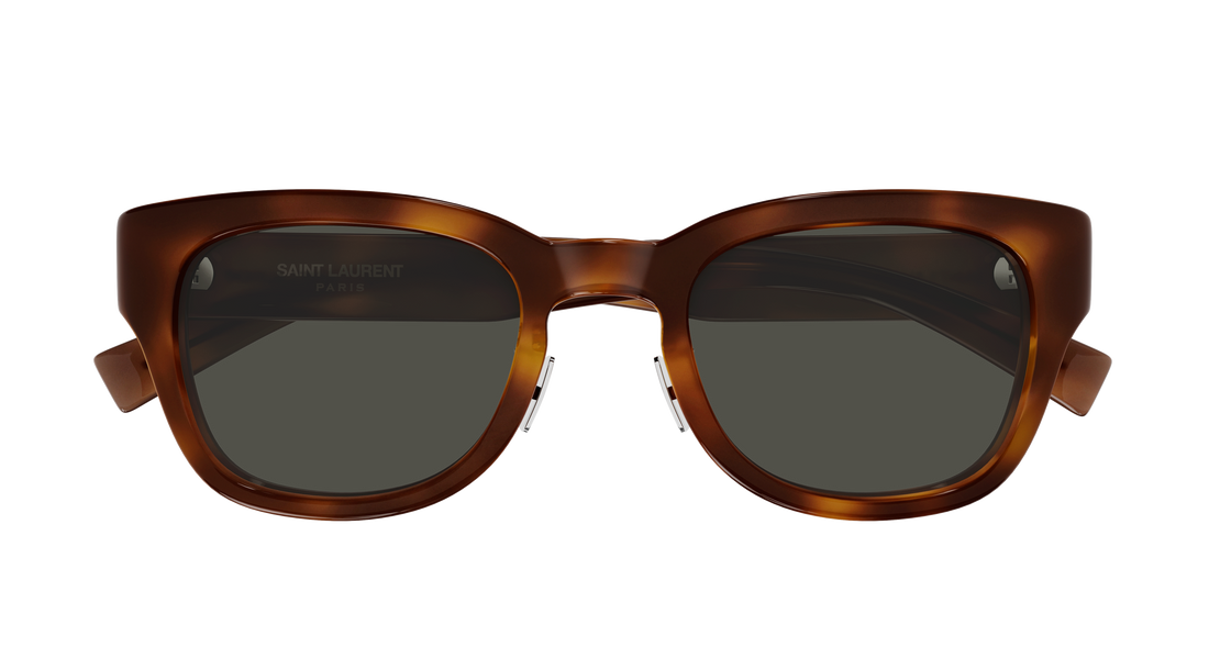Óculos de sol saint laurent sl 957/j 002 havana rectangular / squared femenino tamanho 50mm - Vista de detalhe