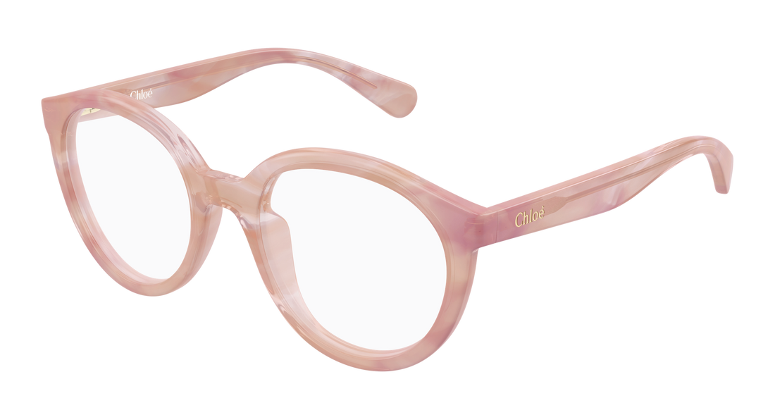Briller chloé cc0022o 007 havana round/oval/panthos infantil størrelse 47mm - Hovedvisning