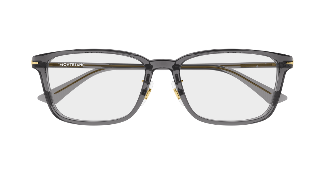 Glasögon montblanc mb0531oa 003 gris rectangular / squared masculino storlek 54mm - Detaljvy