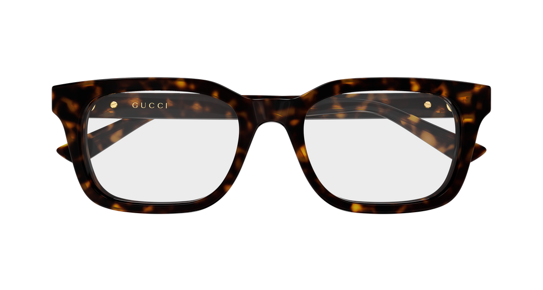 Óculos graduados gucci gg2249o 002 havana rectangular / squared masculino tamanho 53mm - Vista de detalhe