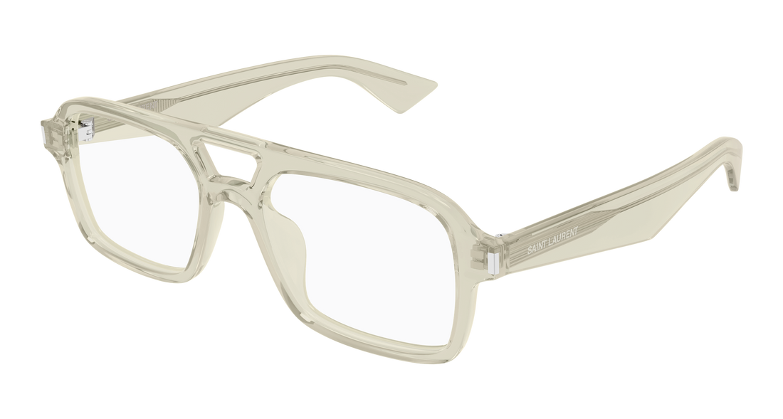 Prescription glasses saint laurent sl 961 004 verde pilot/navigator masculino size 54mm - Main view