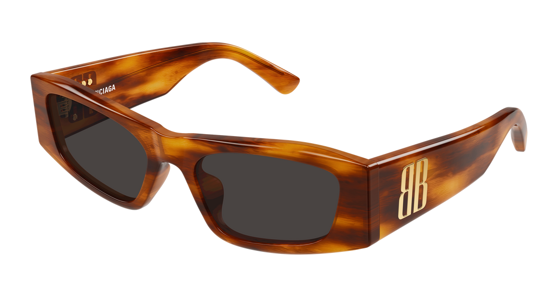 Sunglasses balenciaga bb0478s 002 marron geometrical/directional femenino size 55mm - Main view