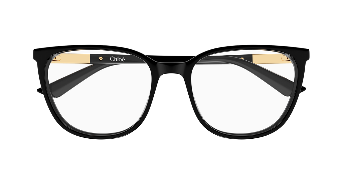 Lunettes de vue chloé ch0370ol 006 negro cat eye femenino taille 56mm - Vue détaillée