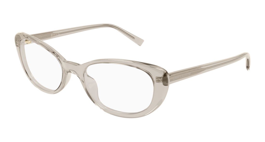 Brillen saint laurent sl 822 opt 006 beige cat eye femenino größe 52mm - Hauptansicht