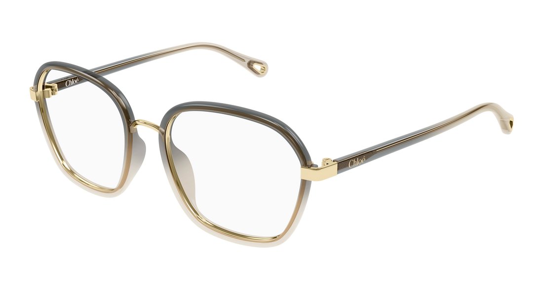 Gafas graduadas chloé ch0309o 005 gris rectangular / squared femenino talla 54mm - Vista principal