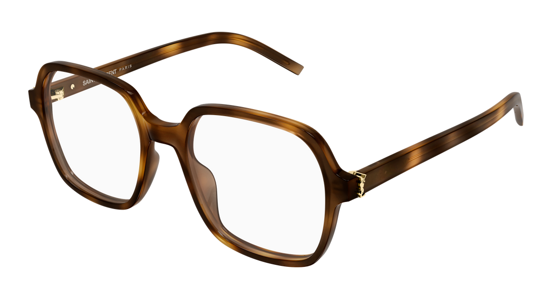 Óculos graduados saint laurent sl m190 003 havana rectangular / squared femenino tamanho 54mm - Vista principal