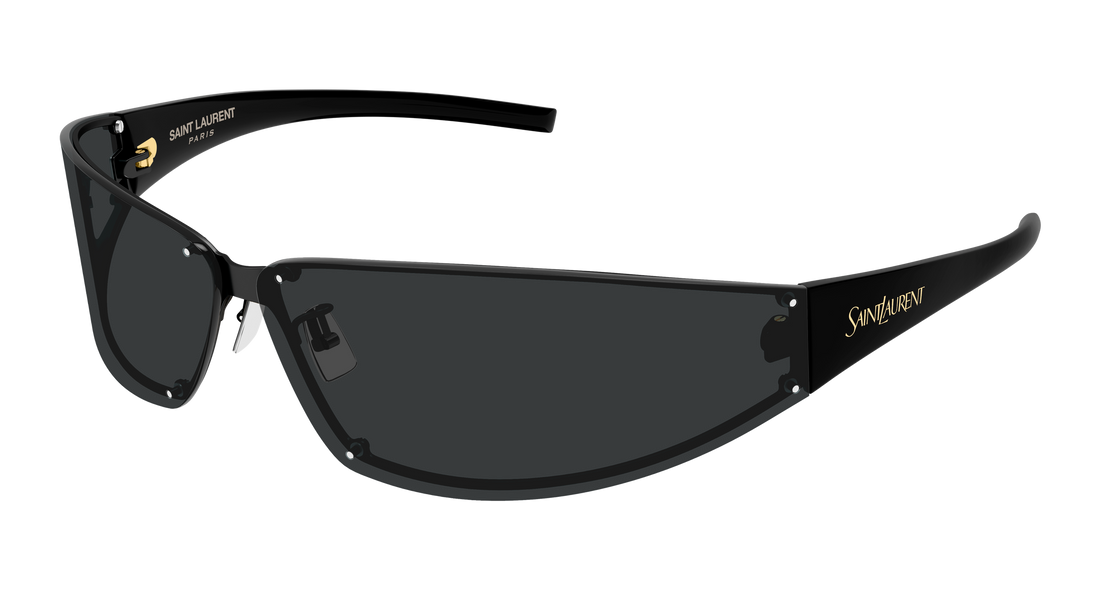 Solbriller saint laurent sl 963 001 negro rectangular / squared masculino størrelse 82mm - Hovedvisning