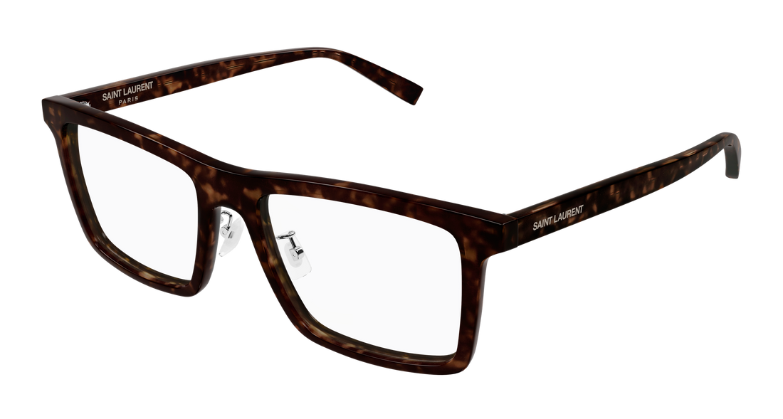 Brillen saint laurent sl 906/f 002 havana rectangular / squared masculino größe 54mm - Hauptansicht