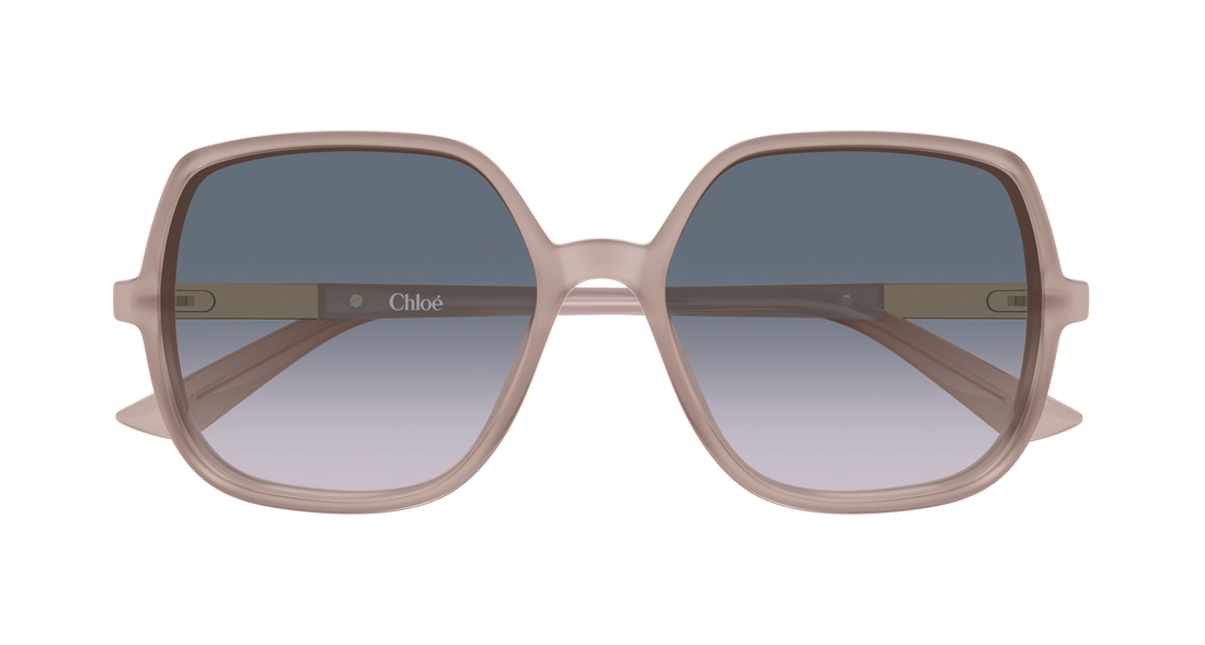 Occhiali da sole chloé ch0362s 005 beige geometrical/directional femenino taglia 55mm - Vista dettagliata